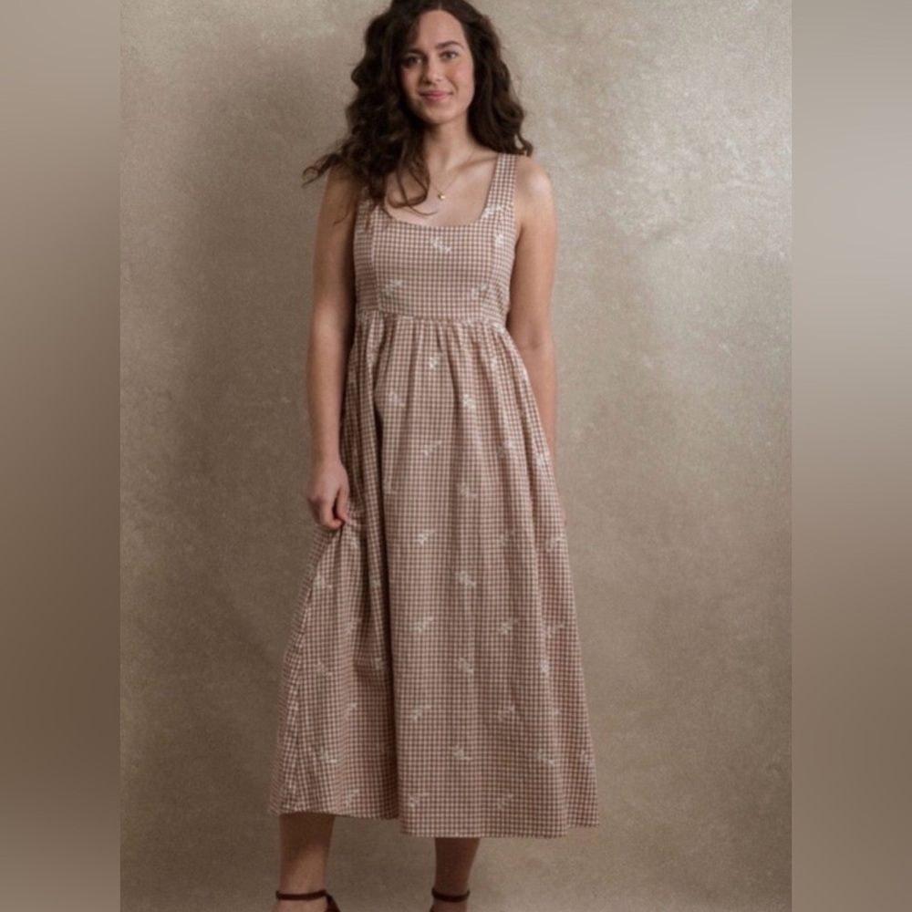 Ravenna dress Neuflora Small gingham dress - Picture 3 of 14